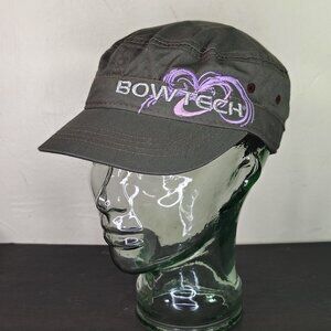 Bowtech Bows Hat Cap Womens Cadet Pillbox Military Cabbie Duck Bill